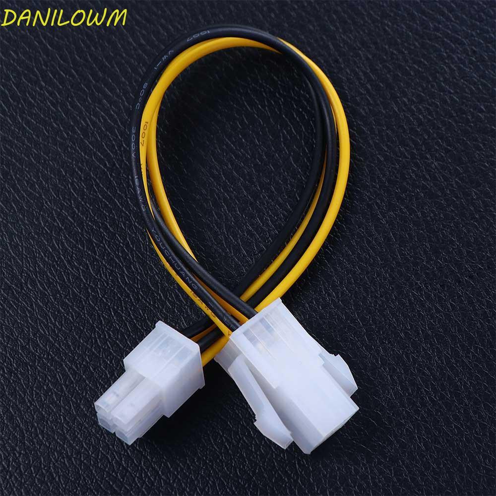 DANILOWM PSU Extension Cable ATX PSU Cable Male to Female 20cm 4 Pin Power Supply Extension Adapter