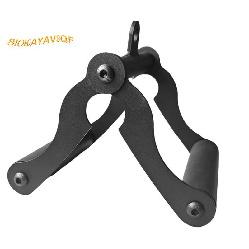 V Bar T-Bar Row Handle Grips พร้อมการออกแบบกันลื่นสําหรับ Barbell อุปกรณ์เสริมสิ่งที่แนบมา