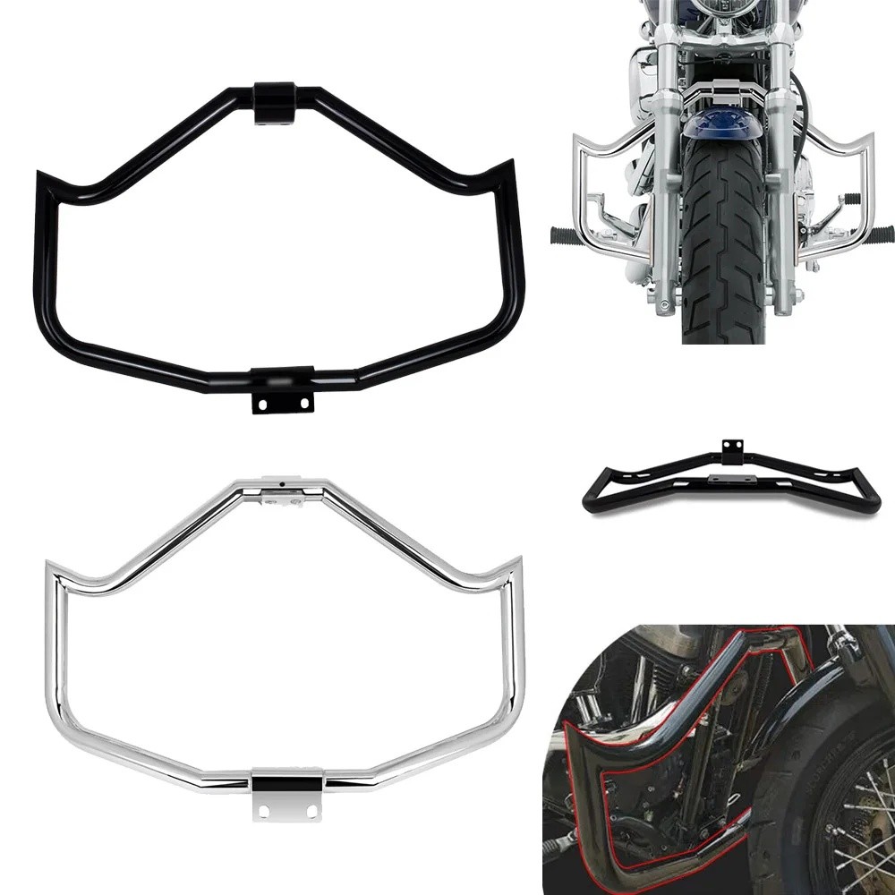 EH8F ขายเครื่องยนต์รถจักรยานยนต์ด้านหน้า Guard Crash Bar กันชนเหล็ก Protector Fit สําหรับ Harley Spo