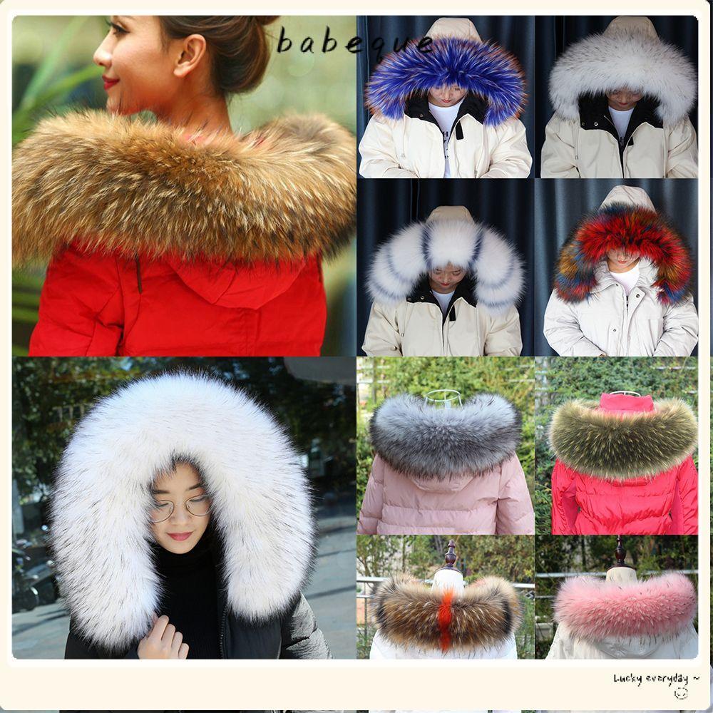 BABEQUE Lady Fur Collar Shawl Wrap Winter Womens Coat Fur Collar