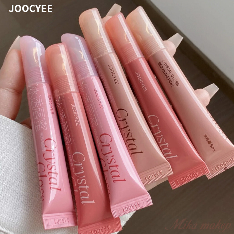 美多✨JOOCYEE Lip Gloss Watery Lips White Glossy Lipstick