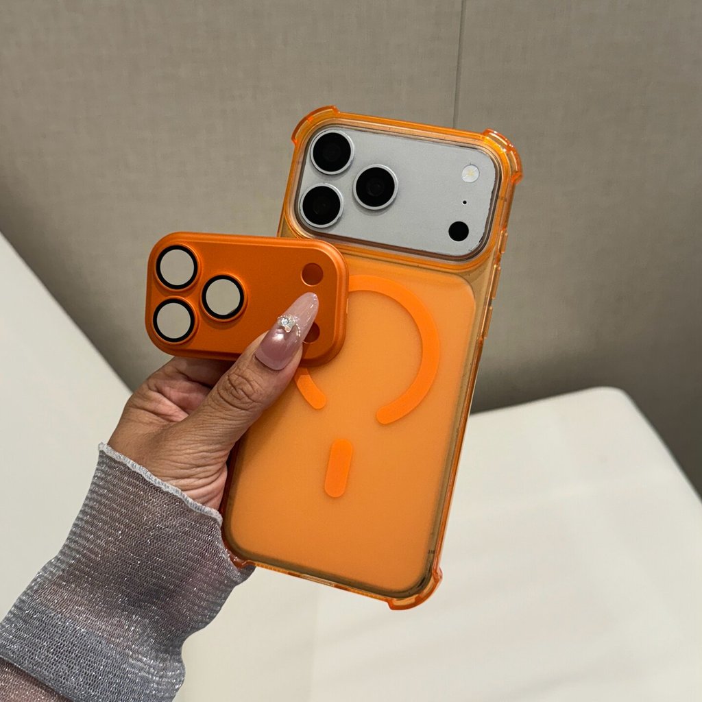หรูหรา Matte แม่เหล็ก Quadrular ถุงลมนิรภัยเคสโทรศัพท์สําหรับ iPhone 11 12 13 14 Plus 15 16 17 18 Pro Max กันกระแทกกันชนกลับกรณีฝาครอบ