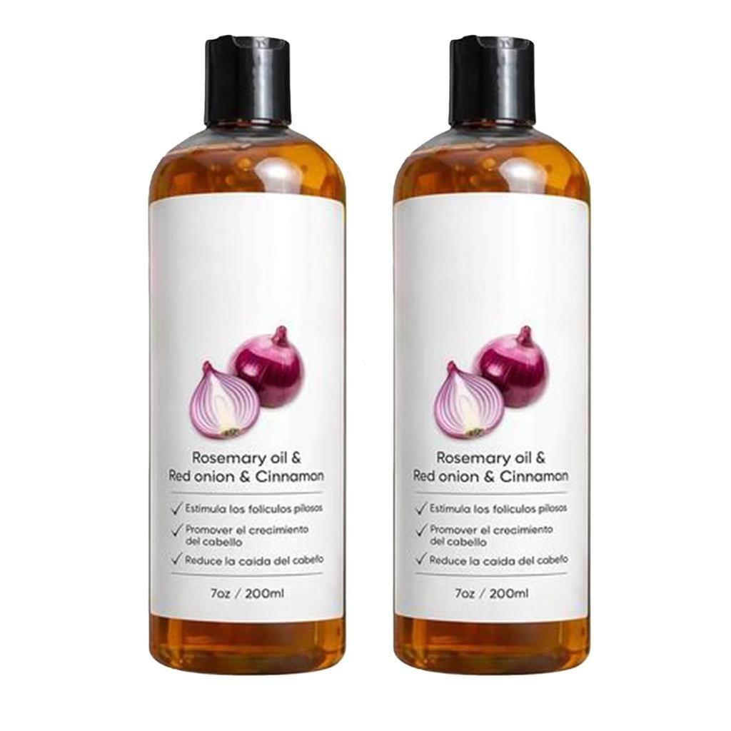 Onion Rosemary Biotin Shampoo, 2 x 200 ml Red Onion Rosemary Biotin Shampoo, Natural Onion Rosemary 