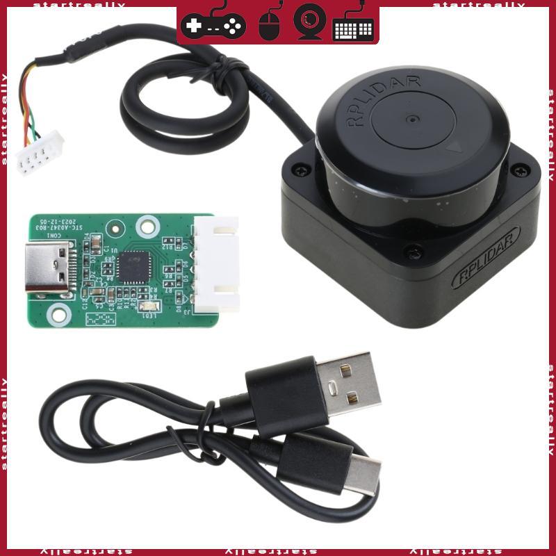 ST RPLIDAR C1 เซนเซอร์โมดูล 360° การสแกนสําหรับการเรียนการสอนตําแหน่งการทําแผนที่นําทาง