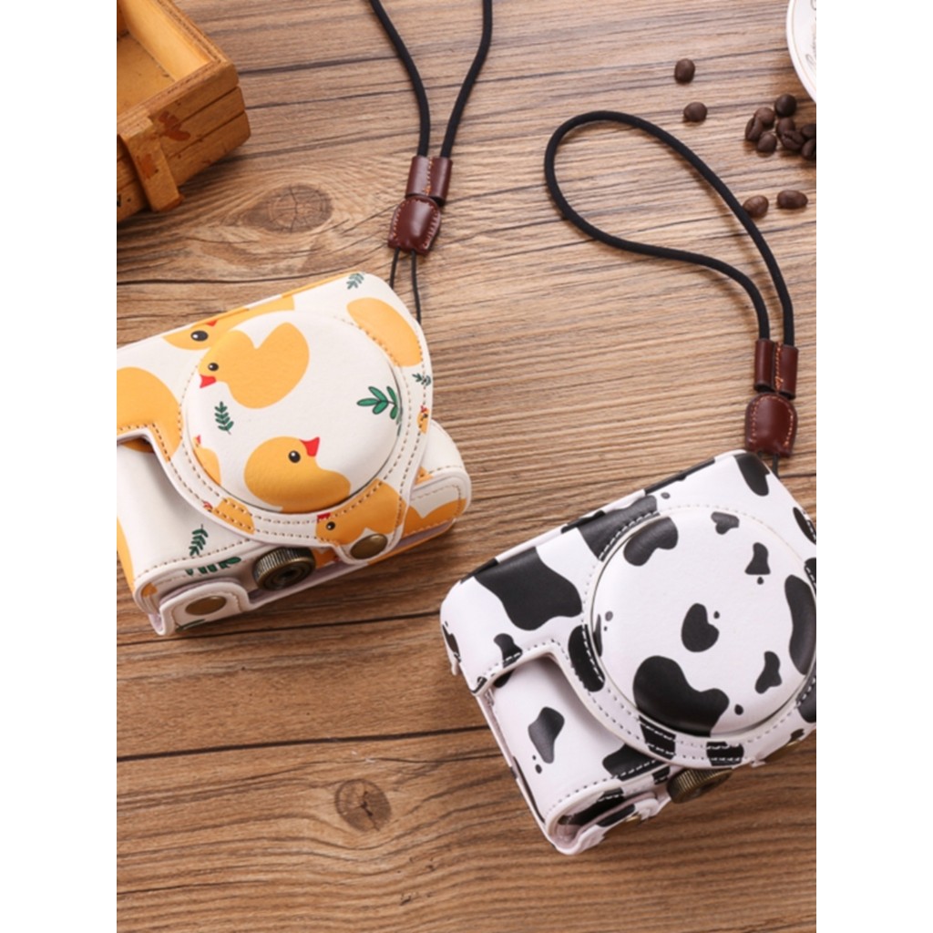 เหมาะสําหรับ Sony ZV1M2 ซองหนังรุ่นที่สอง ZV1F ZVE10 น่ารัก RX100M6 เคสป้องกันการ์ดสีดํา 75 กระเป๋าก