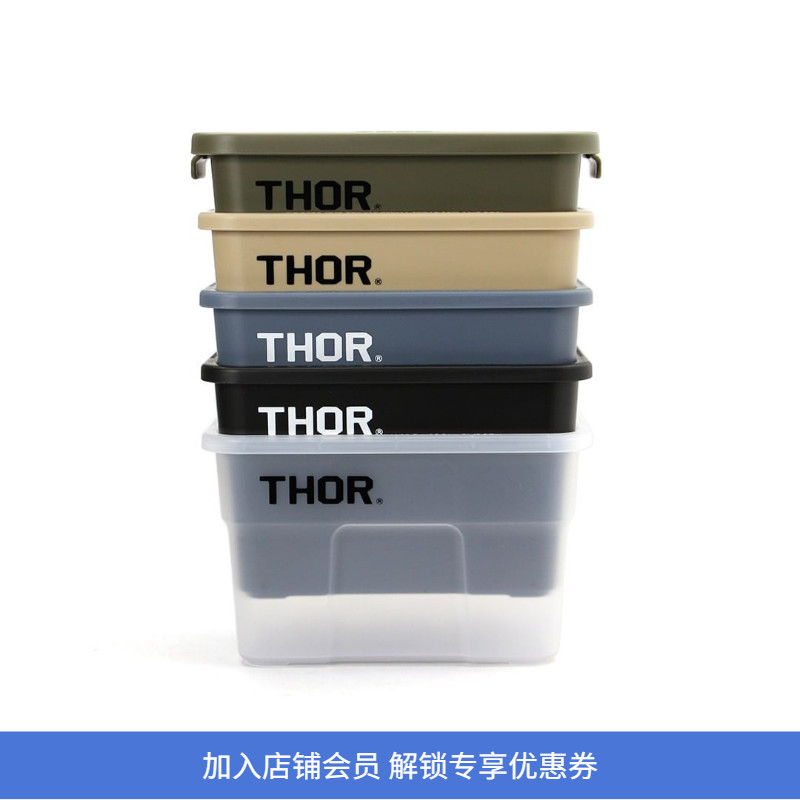 THOR 1L Mini Storage Box Outdoor Style Desktop Storage Box Industrial Style Home Decoration Storage 