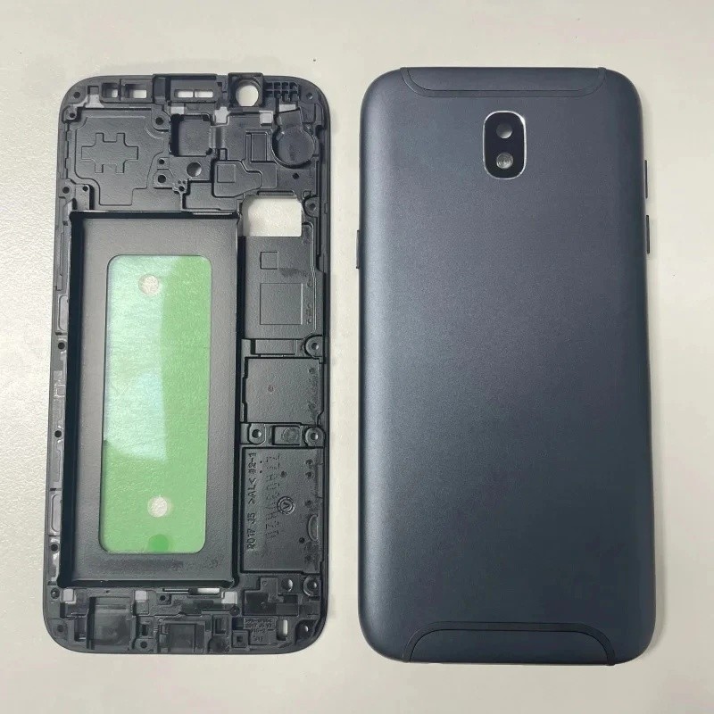 สําหรับ Samsung Galaxy J3 2017 J5 2017 J7 Pro J330F J530F J730F LCD กรอบด้านหน้าแบตเตอรี่ฝาหลังอะไหล
