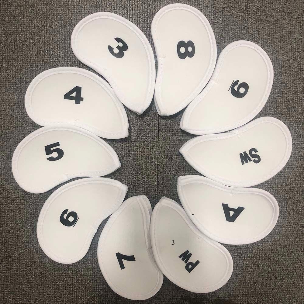 Golf Iron Headcover 3-SW Sports Golf Iron Covers Set Protective Accessories Iron Wedge Protector Gol