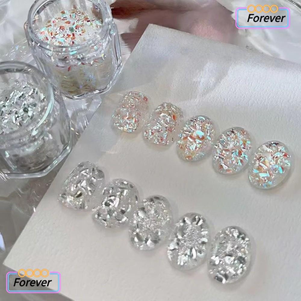 FOREVER Flash Nail Art, Glitter Nail Art DIY Nail Art Sequins, Blinking Sequins Nail Art Charms