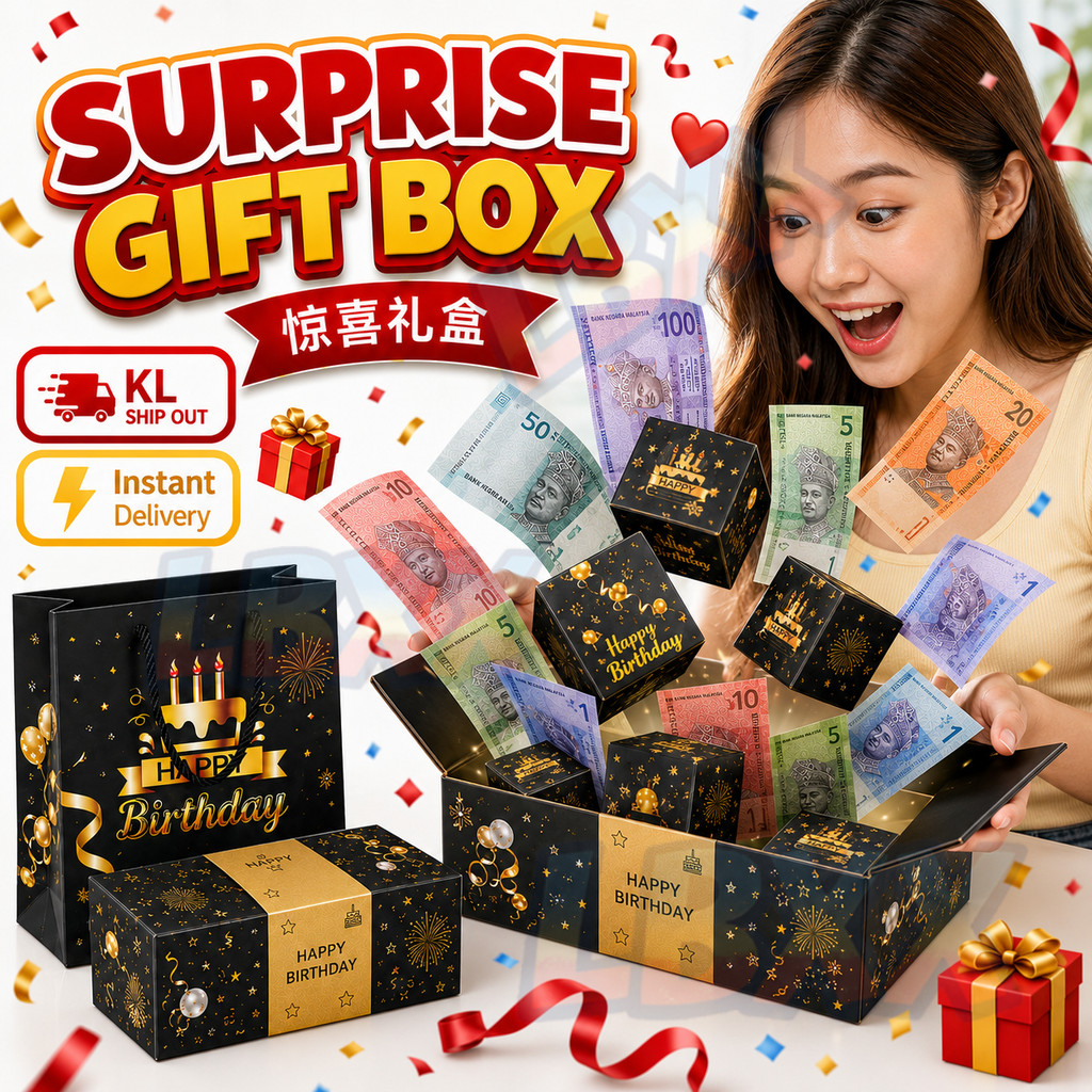 Teacher Hadiah Hari Guru Surprise Explosion Box Birthday Money Pop Up Bounce Box
