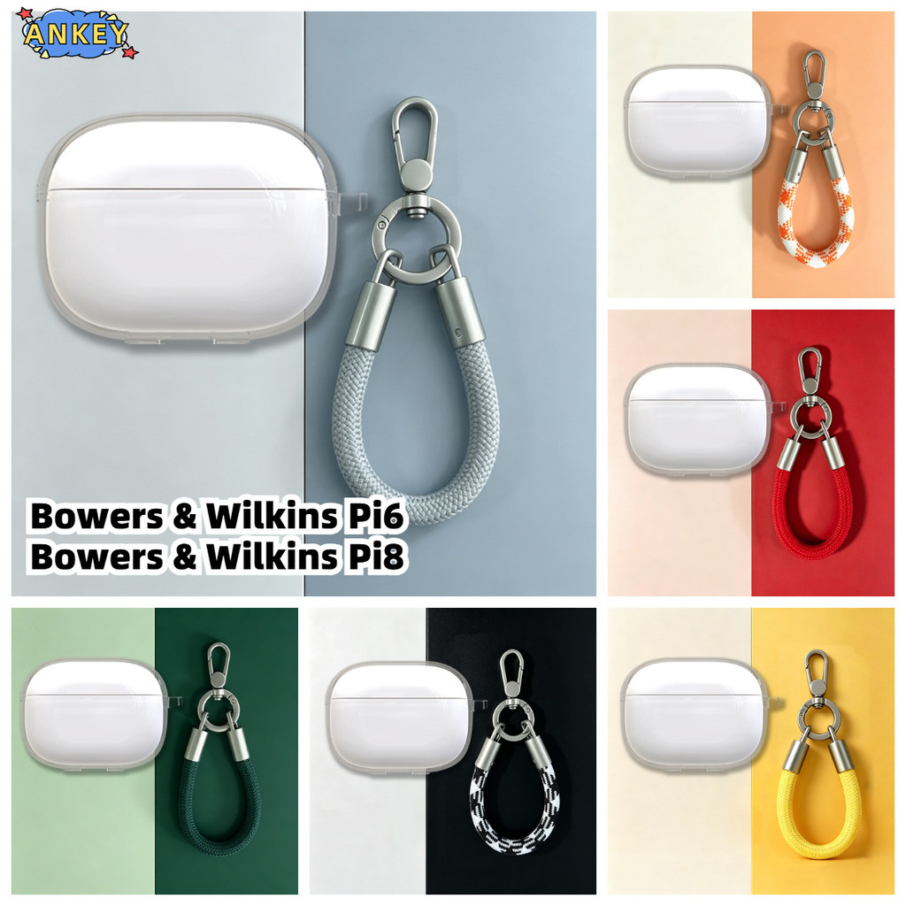 Compatible with Bowers & Wilkins Pi8 / Pi6 Wireless Bluetooth Earphones Transparent TPU Protective C