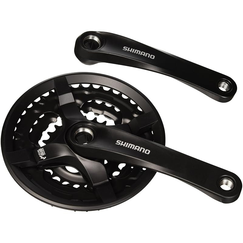 Shimano FC-TY501 Black 42X34X24T 175mm 8/7/6S with Chain Guard EFCTY501E244CLB