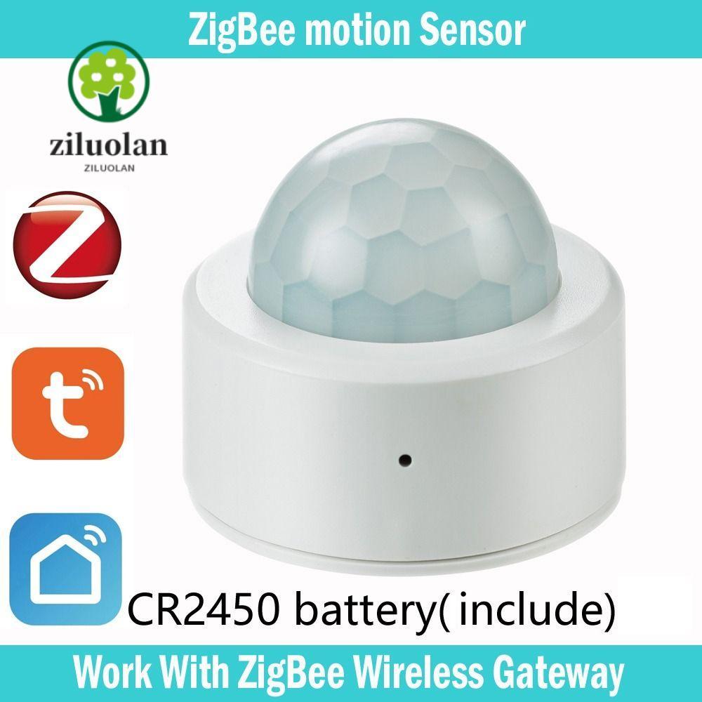 ZILUOLAN Tuya สมาร์ท ZigBee, Body อินฟราเรด Human Motion Sensor Mini Zigbee, สัญญาณกันขโมยสมาร์ทเซนเ