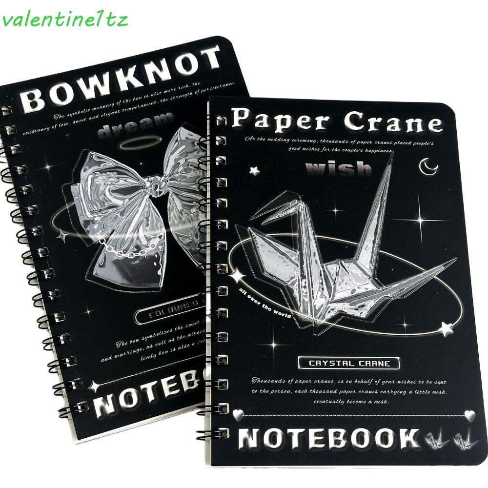 YOGIC Coil Notapad, A5 Notepad 50 แผ่น A5 Notebook, High Beauty American Style Y2K Vintage INS Ameri