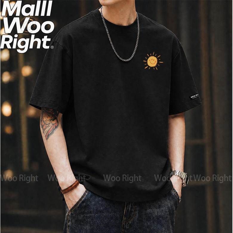 Woo Right تيشيرت خاكي برسم المجموعة الشمسية — صورة 2