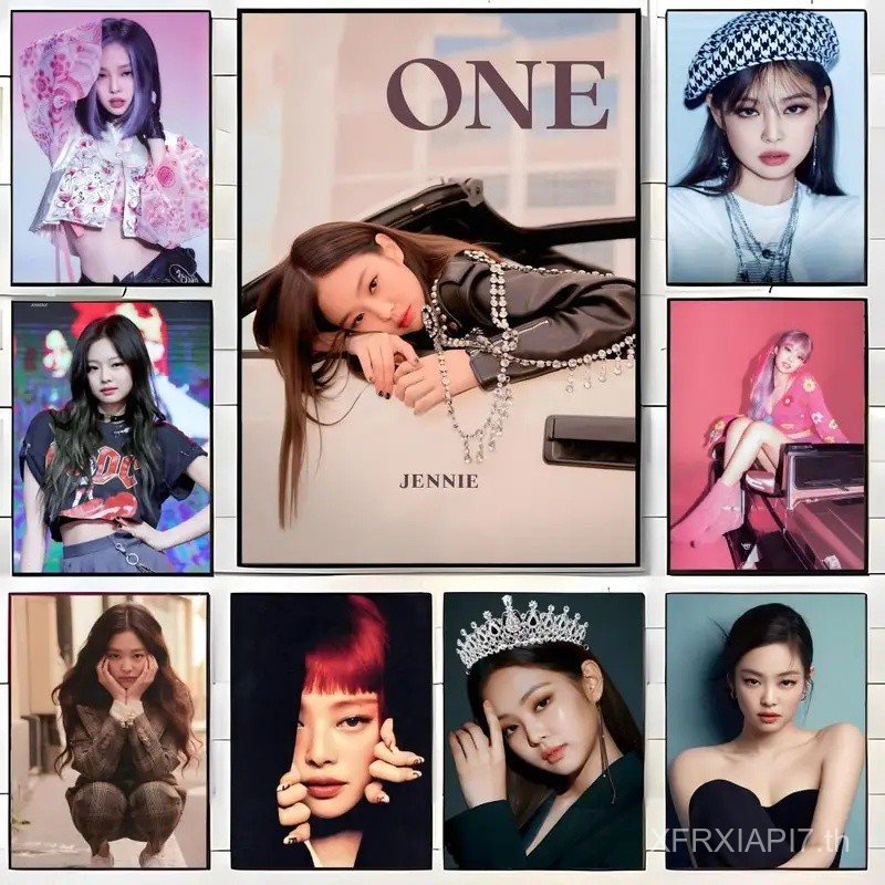นักร้อง J-JENNIE โปสเตอร์ Coffee House Bar Room Wall Decor สํานักงานห้องนอน Wall ตกแต่งบ้านของขวัญ,ไ