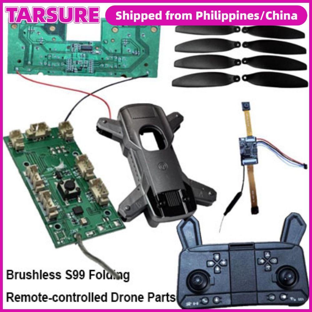 TARSUR ใบพัดไร้แปรงถ่าน S99, 10 รูปแบบ Universal Folding รีโมทคอนโทรล Drone Parts, สีดํารีโมทคอนโทรล