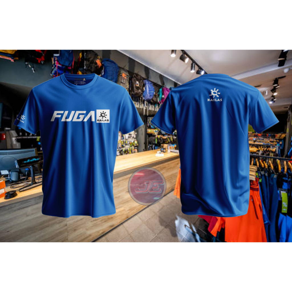 FUGA KAAILAS เดินป่า Trail วิ่งขี่จักรยานว่ายน้ํากลางแจ้ง Drifit เสื้อเสื้อยืด drifit excercise เสื้