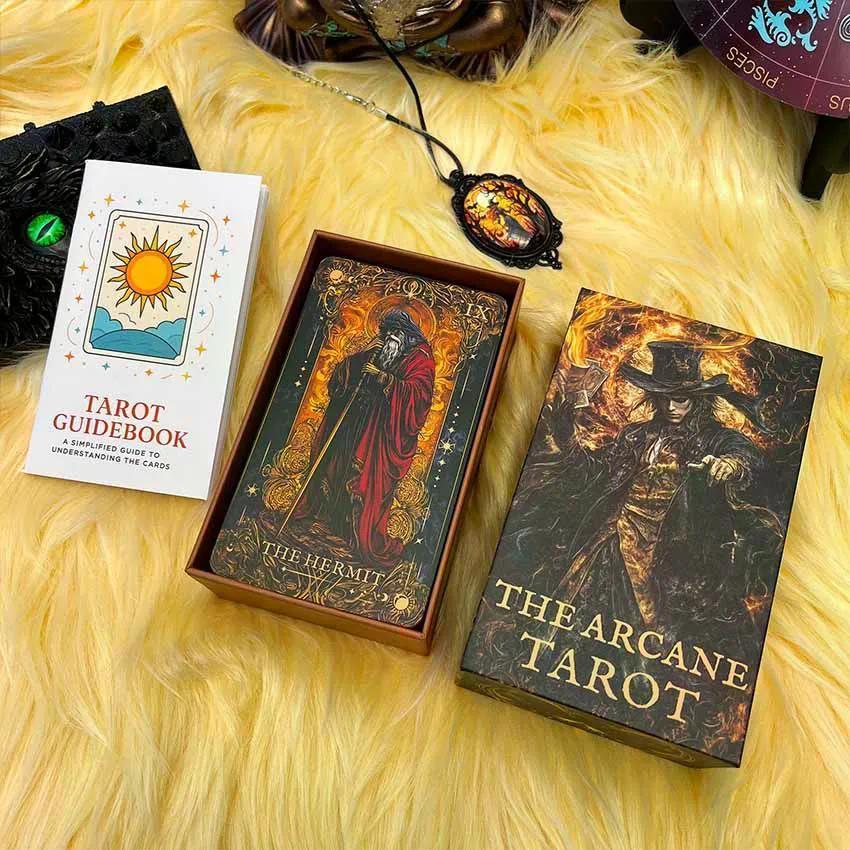 2026 สินค้าใหม่ 12X7 ซม.The Arcane Tarot The Arcane Tarot The Arcane Tarot ภาษาอังกฤษการ์ดเกม ks1621
