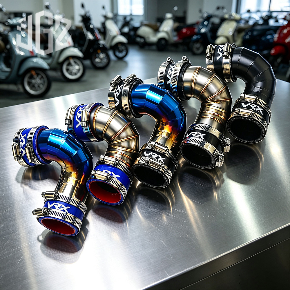 สําหรับ VESPA GTS 150 300 310 GTV สแตนเลสท่อไอเสียท่อ Mount Tube
