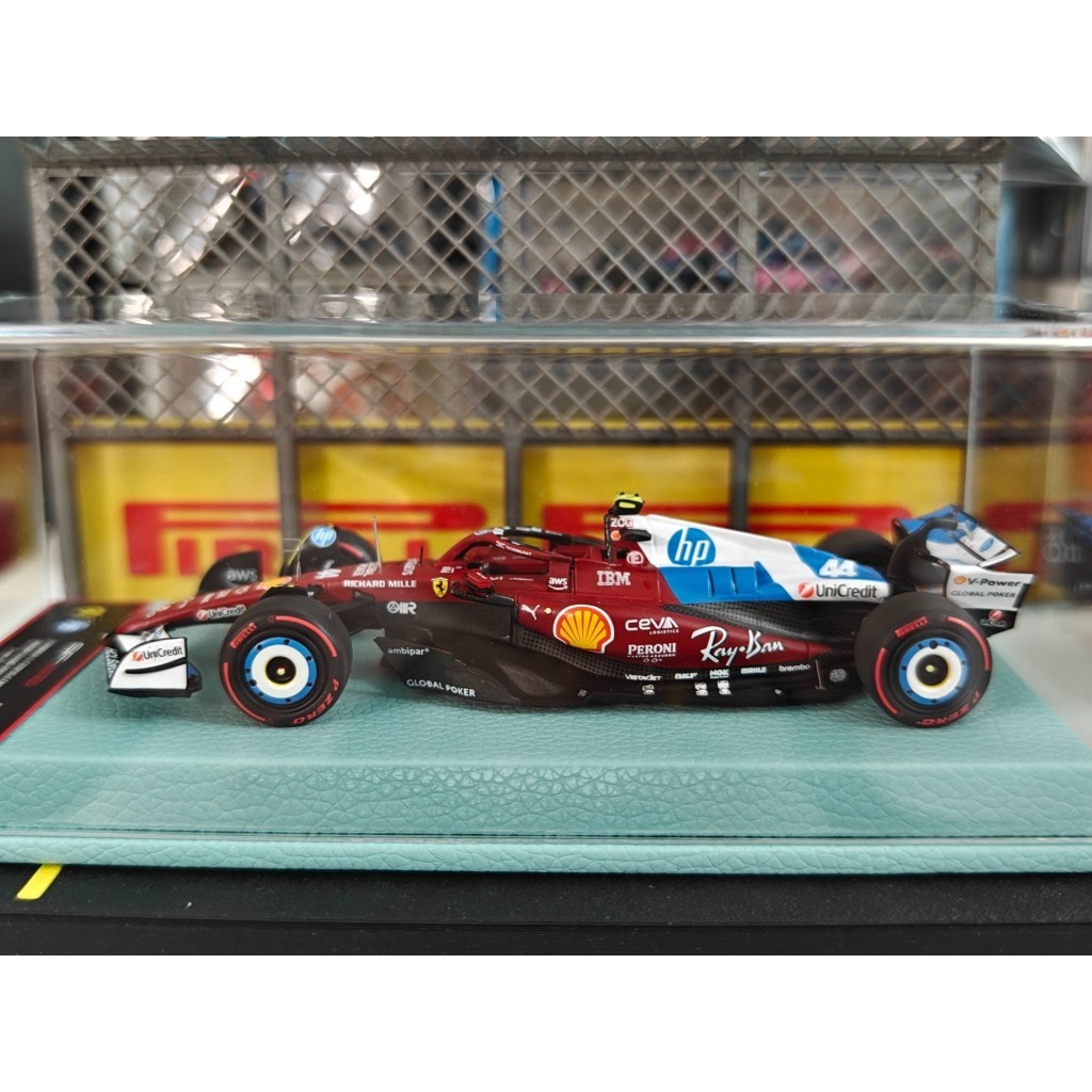 Hamilton First Edition F1 Racing Car Model Ferrari Fleet SF25 Racing Car F12025 Racing Season Miami 