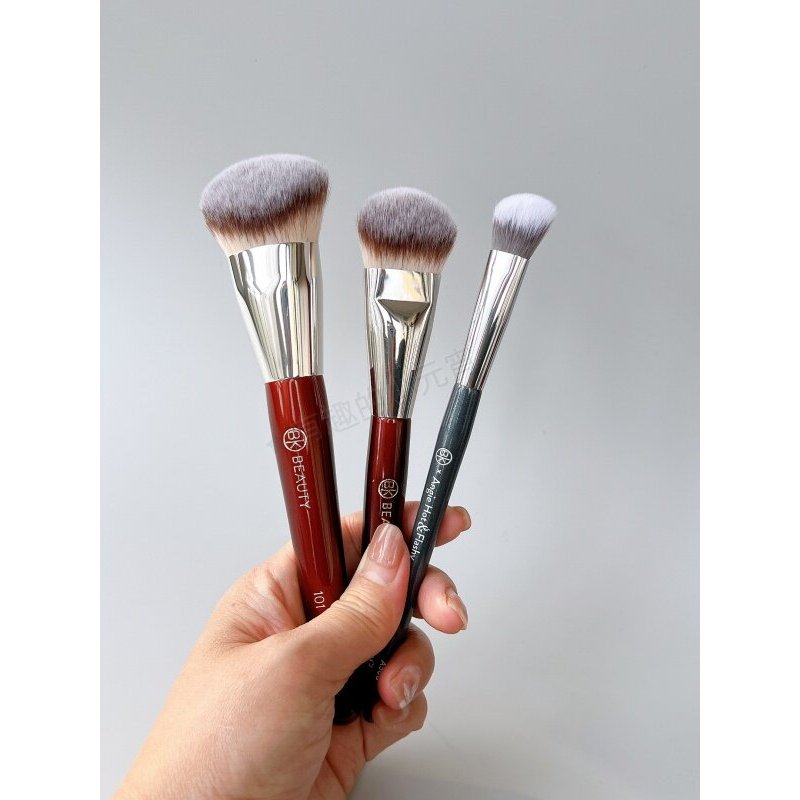 แปรงแต่งหน้า แปรงรองพื้น TT ร้อน! American BK beauty3ชุดแปรงแต่งหน้าพื้นฐาน #101 #109 # A506แปรงรองพ