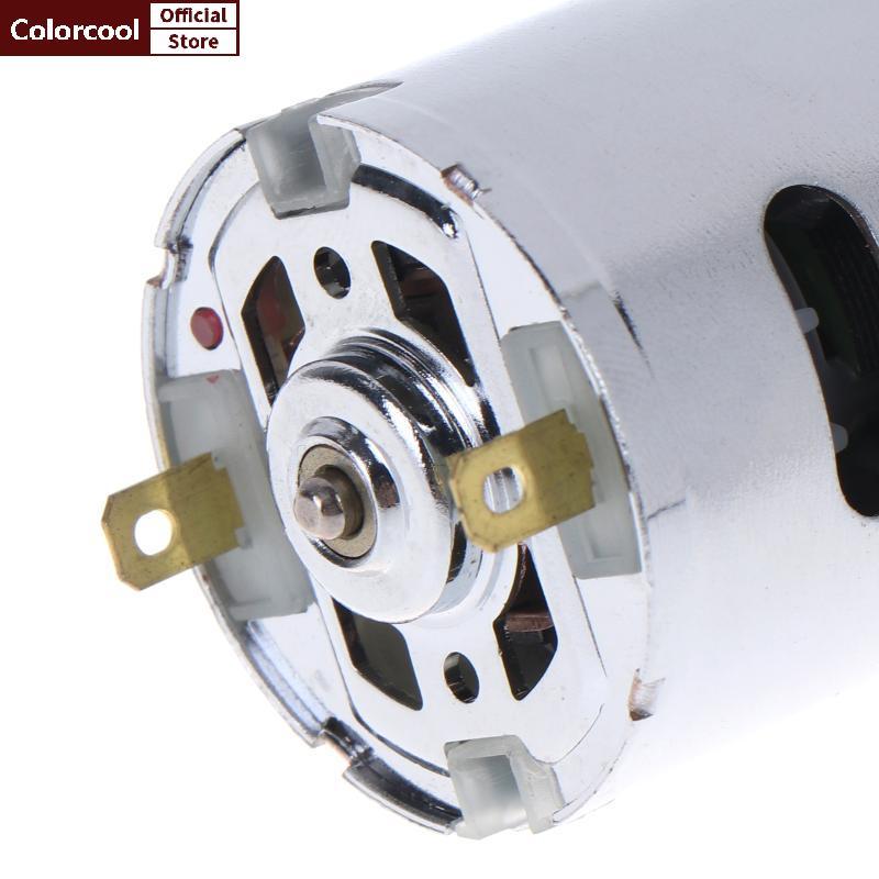 TH 1 ชิ้น RS555 แรงบิดสูง Micro มอเตอร์ DC 12-24 โวลต์ 6000-12000 RPM เหมาะสําหรับ DIY สว่านไฟฟ้า Ho