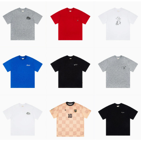 พร้อมสต็อก ALD A * ME LE0N DORE Classic New York Queen Area พิมพ์เสื้อยืดแขนสั้นลําลองขั้นพื้นฐาน