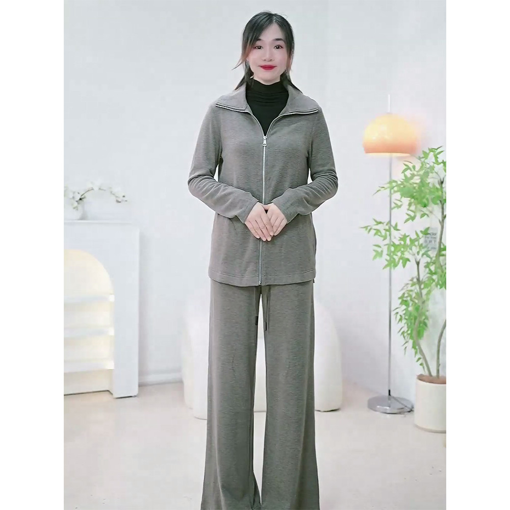 247963 เสื้อแจ็คเก็ตฤดูหนาว Shenzhen Womens Fleece-Fleece ความยาวปานกลางML