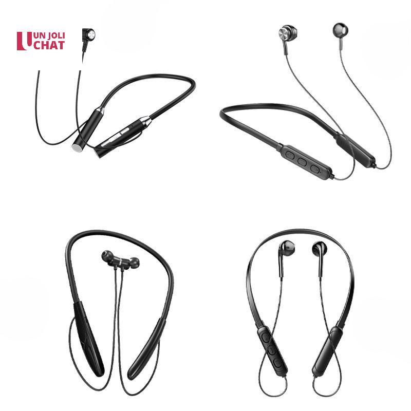 ดี หูฟัง หูฟังไร้สาย Magnetic Sport สายคล้องคอคอแขวน TWS หูฟังไร้สาย Blutooth พร้อมไมโครโฟนได้ดี