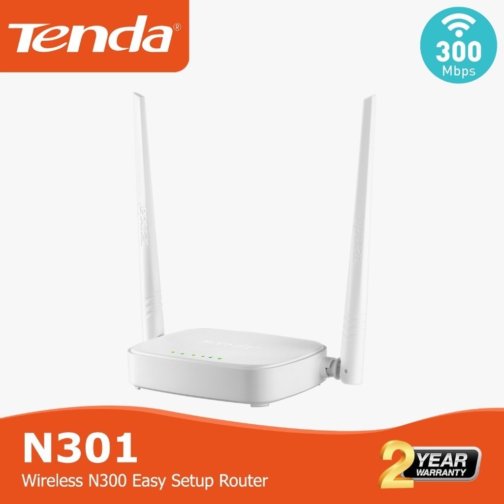 Tenda N301 Wireless N300 Easy Setup Router M4