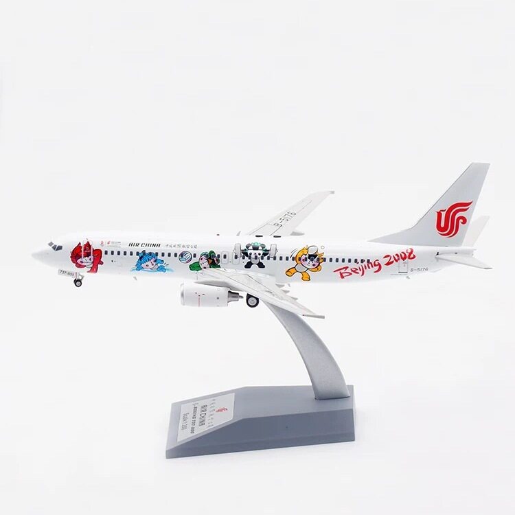 เครื่องบินรุ่นเครื่องบินการบิน 1/200 B-5176 China International Airlines B737-800 Fuwa