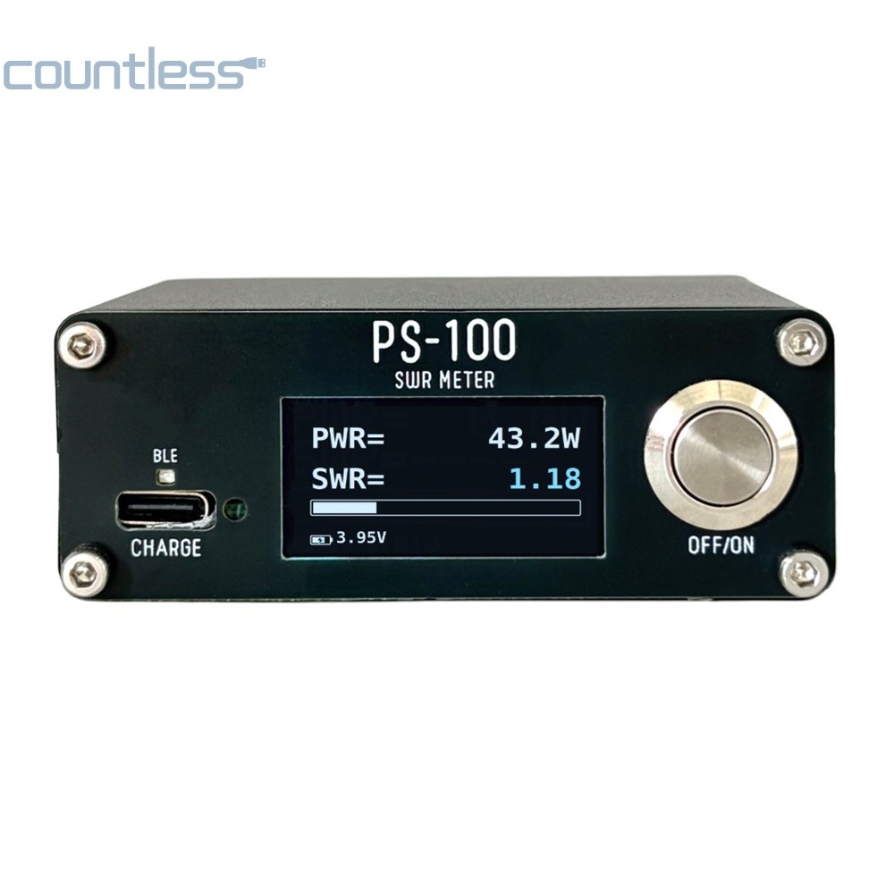 SWR Power Meter 0-100W Digital สําหรับ HF Shortwave Ham Radio BLE
