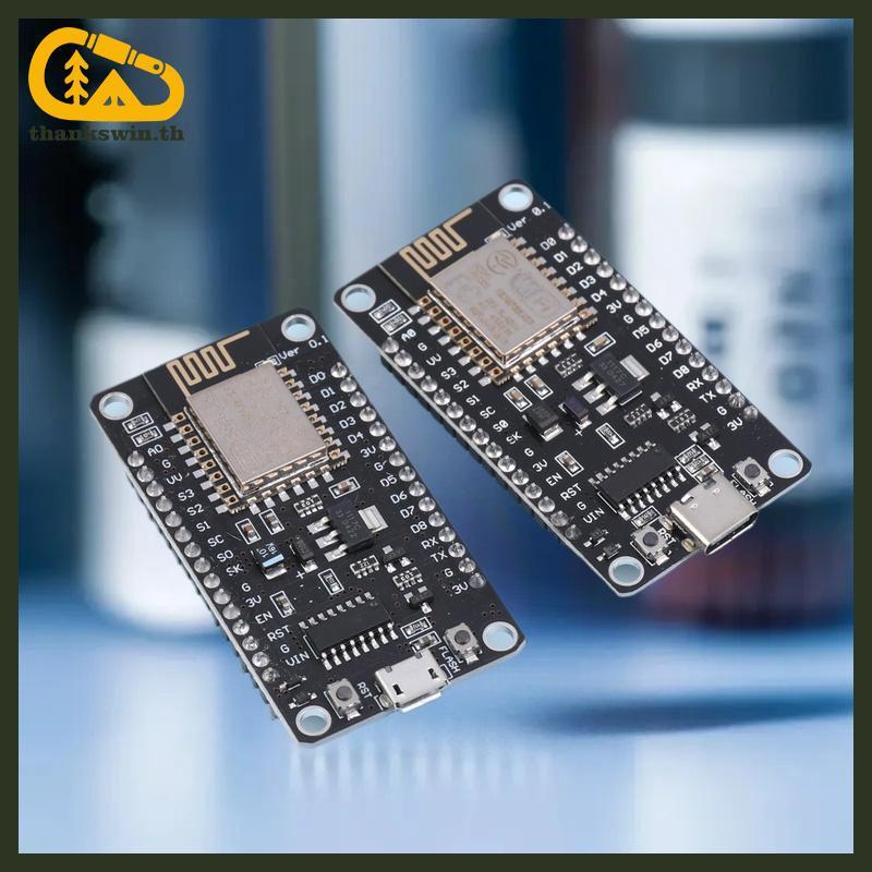 Thankswin Nodemcu Lua V2.1 ESP8266 ESP-12F บอร์ดพัฒนา WiFi Micro USB CH340 แฟลช RST th