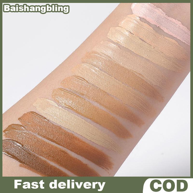BSBL DIMSHOW Full Coverage Foundation, Matte Finish Oil-control Liquid Foundation, ปกปิดฝ้าและจุดด่า