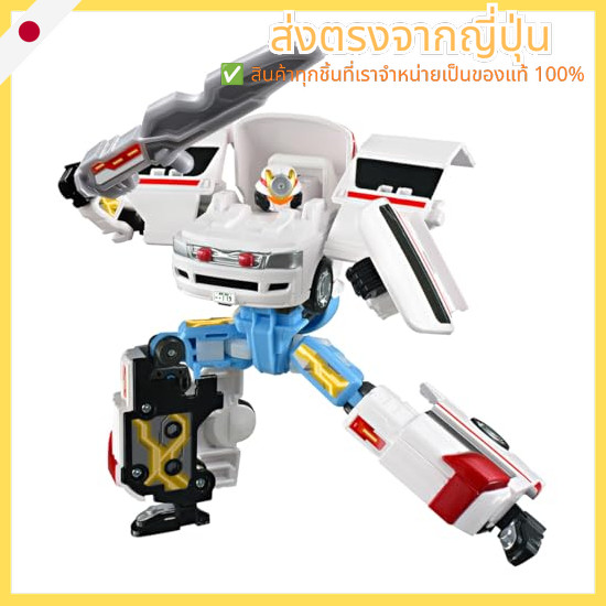 TAKARA TOMY Tomica Job Braver TJB03 Medi Braver Toyota High Medic Ambulance Mini Car Toy 3yrs and up