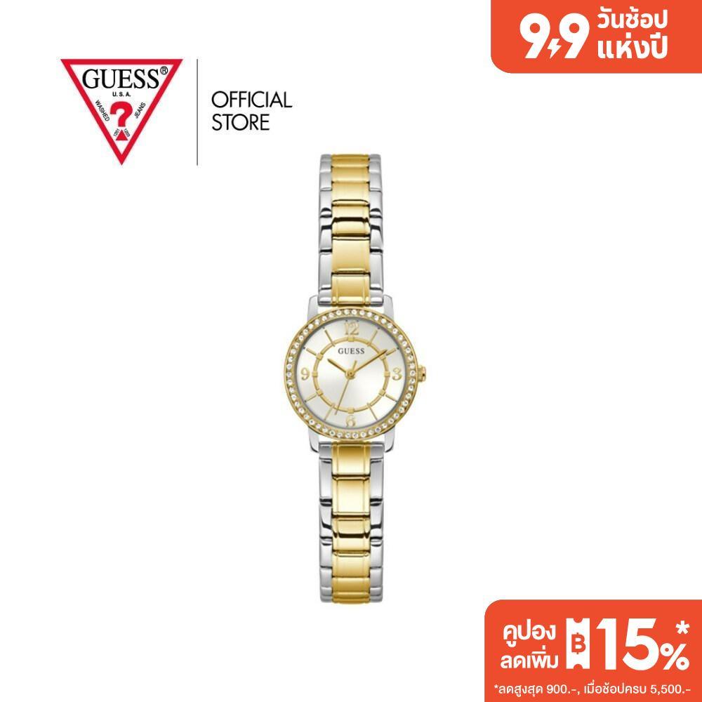 GUESS นาฬิกาข้อมือผู้หญิง รุ่น MELODY GW0468L4 สีเงิน/สีทอง