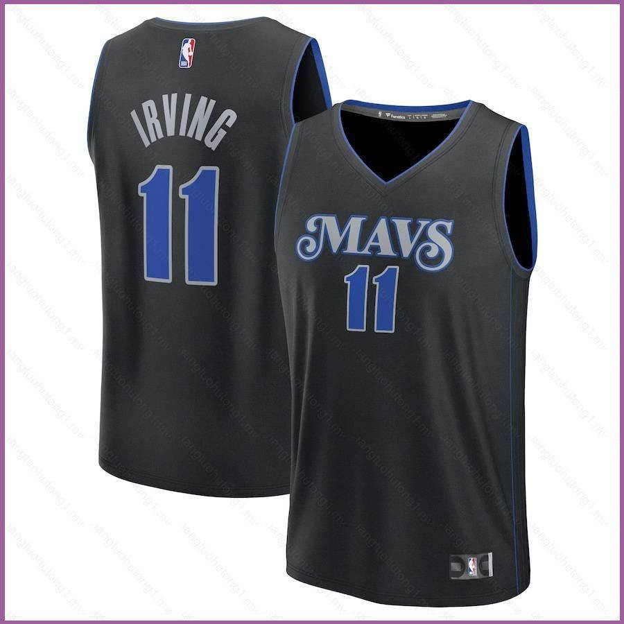 IDAWN7 HT1 23-24 NBA Dallas Mavericks Kyrie Irving Jersey เสื้อกีฬาบาสเก็ตบอล Fast Break Unisex ขนาด