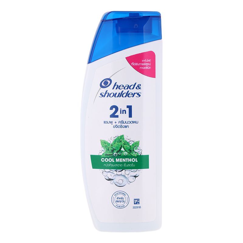 เฮดแอนด์โชว์เดอร์ 2อิน1 แอนตี้แดนดรัมแชมพูคอนดิชันเนอร์คูลเมนทอล 150มล. H&S 2ni1 Cool Menthol 150ml