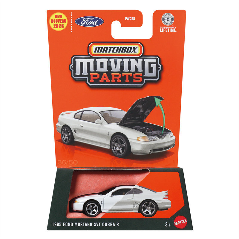 Matchbox FWD28 รถเปิดประตู FORD FORD MUSTANG MUSTANG SVT Matchbox