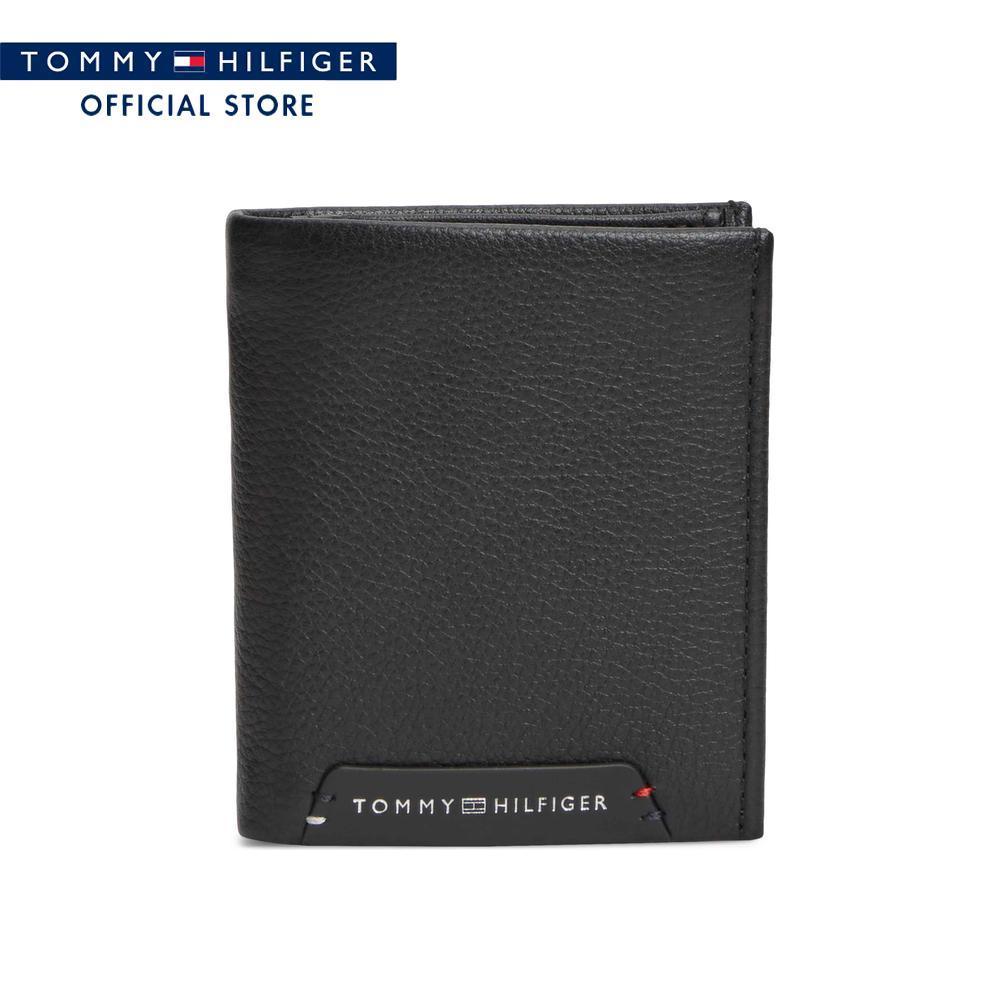 Tommy Hilfiger กระเป๋าสตางค์ ผู้ชาย รุ่น AM0AM14786 BDS - สีดำ