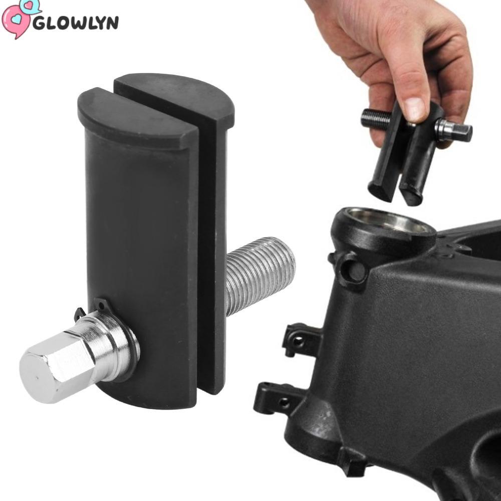 GLOWLYN พวงมาลัยคอแบริ่ง Race Puller, 1‐1/8in ถึง 2‐5/8in ID Races Black Oxide Anti-Rust Steering St