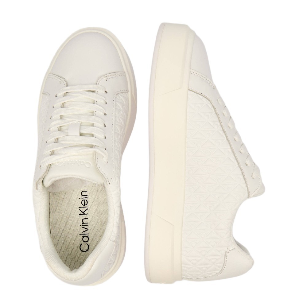 CALVIN KLEIN حذاء رياضي نسائي YW02006 — أبيض — صورة 7