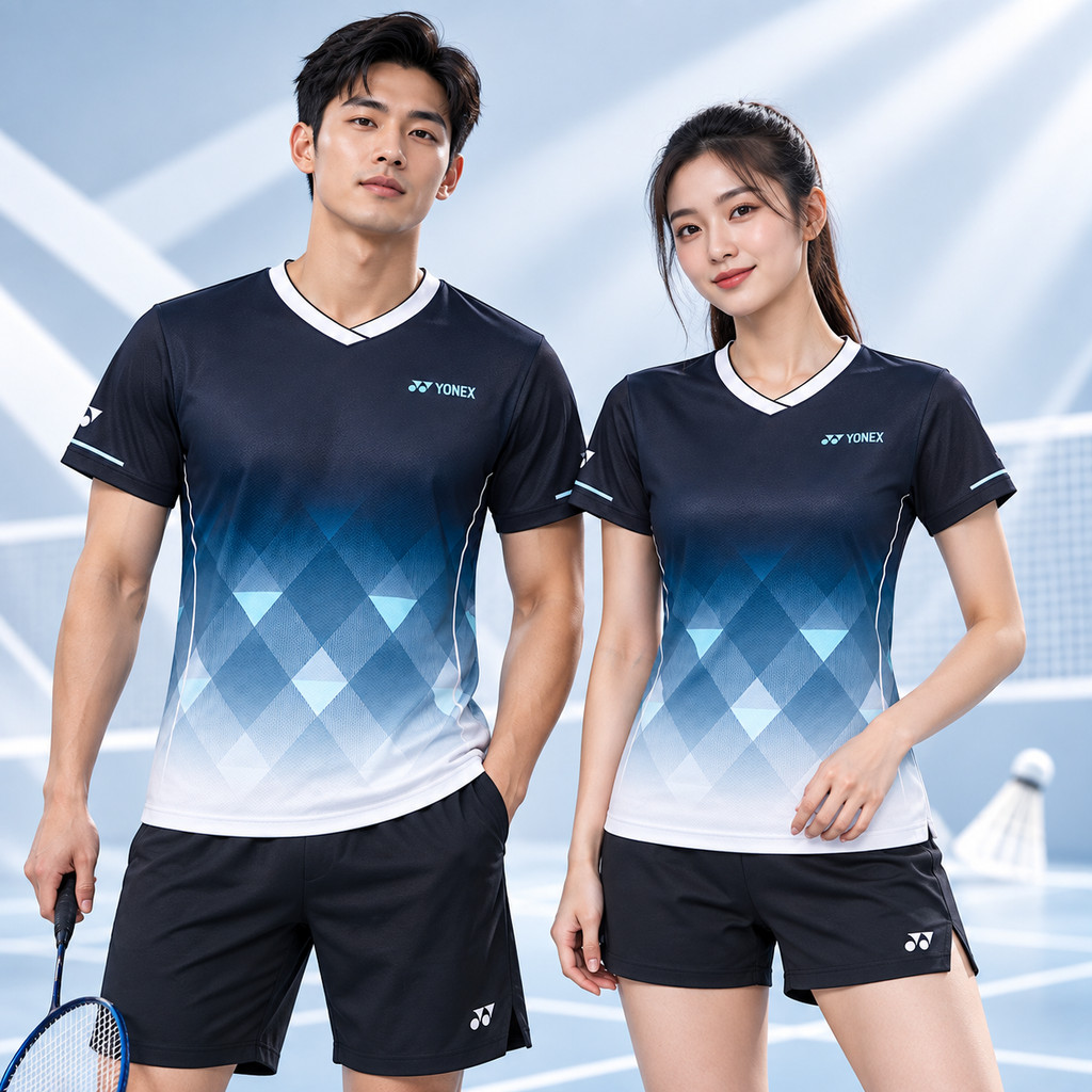 ส่งจากไทย เสื้อแบดมินตันเกาหลีรุ่นดปลายปี2024 ผ้าดีงาม Lee yong dea สำหรับเล่นเทนนิสแบดออกกำลังกาย ส่งไวจากไทย