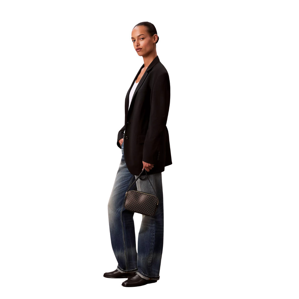 CALVIN KLEIN حقيبة كروس نسائية Allover Emblem — صورة 2