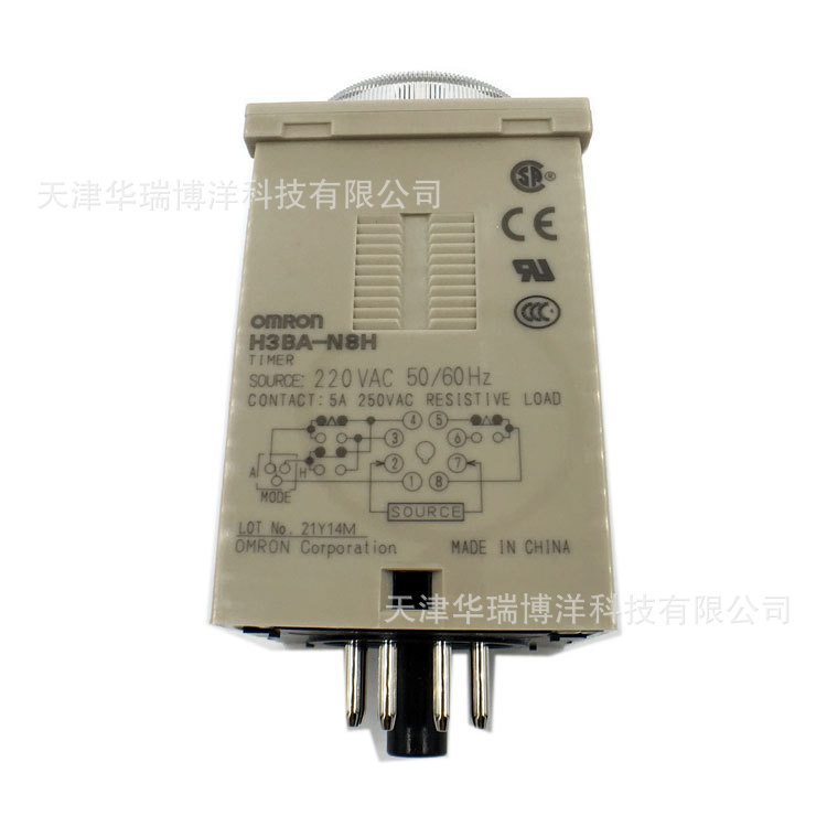 H3BA-NN รีเลย์เวลา Omron H3BA-N8H AC220 Solid State Timer H3BA-N8H รีเลย์