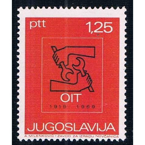คุณ3104 คุณ3104 คุณ3104 1969 องค์กรแรงงานระหว่างประเทศ 50 1 ยี่ห้อใหม่แสตมป์ต่างประเทศ 0710