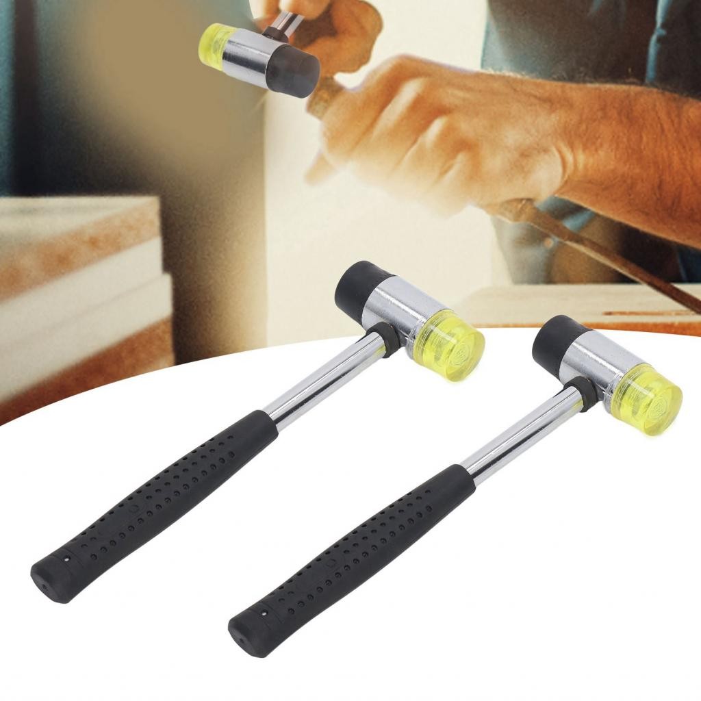 Rubber Hammer 2pcs 25mm Mallet สำหรับหนัง