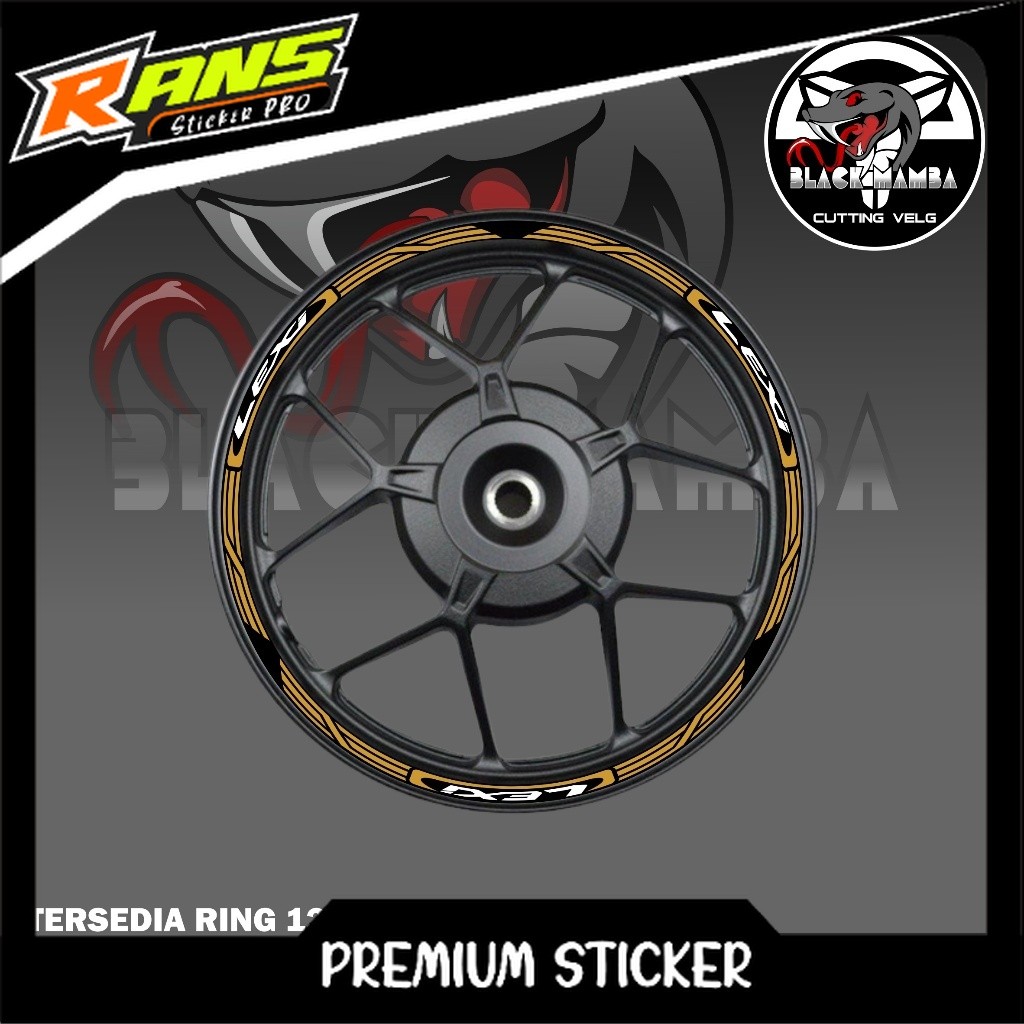 LEXI Rim Sticker - LEXI A02 Tyre/Velg Variation Strip Sticker