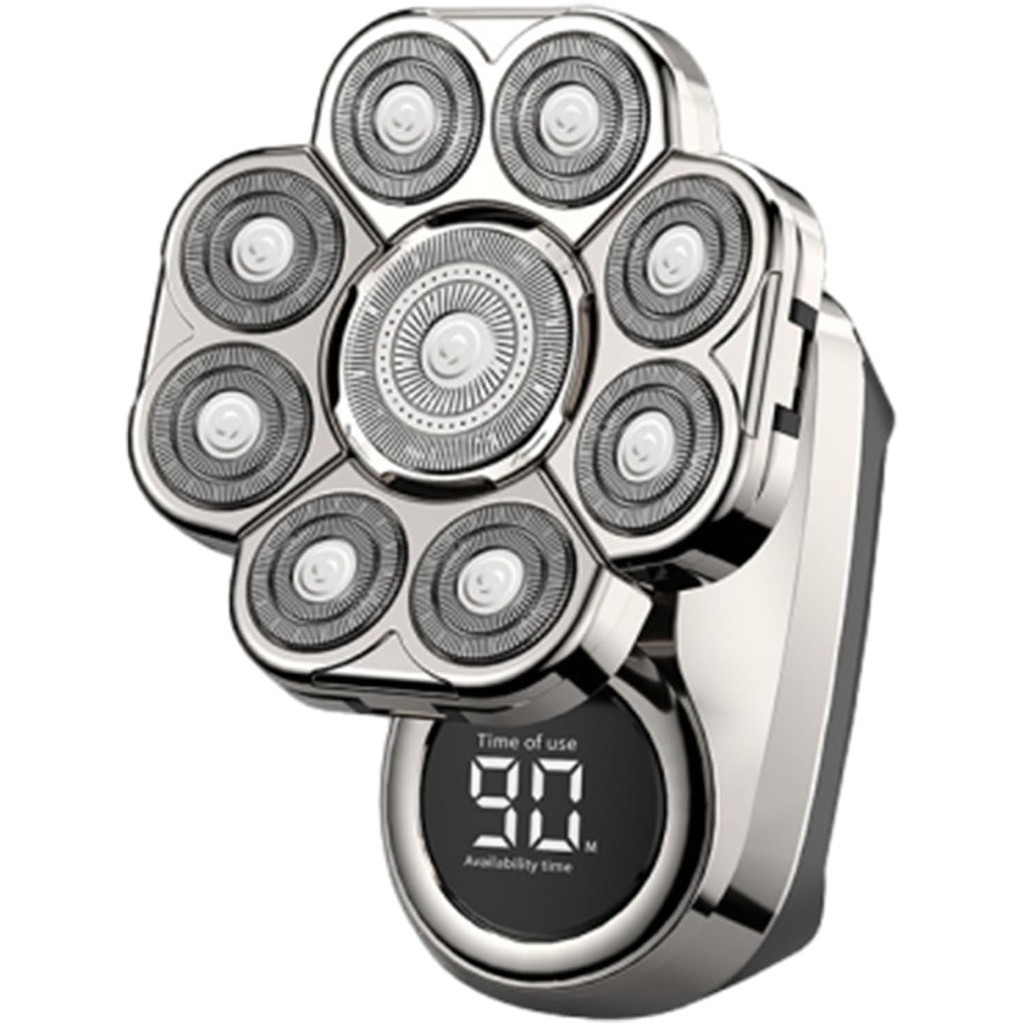 Bawldy 9.0 Shaver, Bawldy Pro Head Shaver, 9D Floating Blade Heads, Intelligent LED Display IPX7 Wat